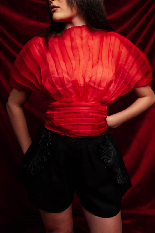 Zenani Blouse (Red)
