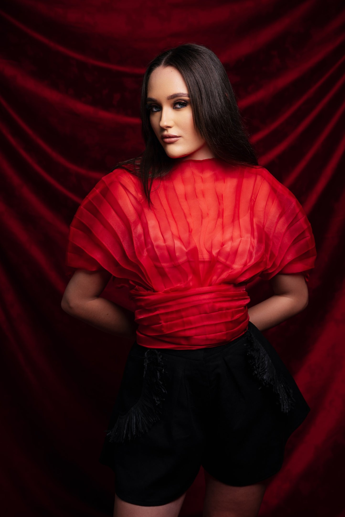 Zenani Blouse (Red)